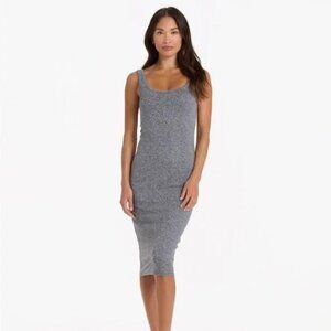 NWT Vuori Halo Essential Dress, Heather Grey  Size S Small Womens
